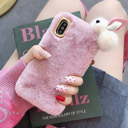 Furry Phone Case – Soft, Cozy & Ultra-Stylish! 🐰📱