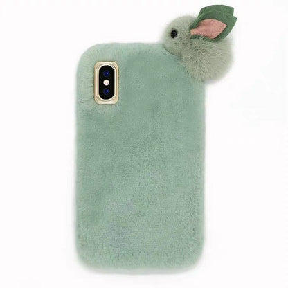 Furry Phone Case – Soft, Cozy & Ultra-Stylish! 🐰📱