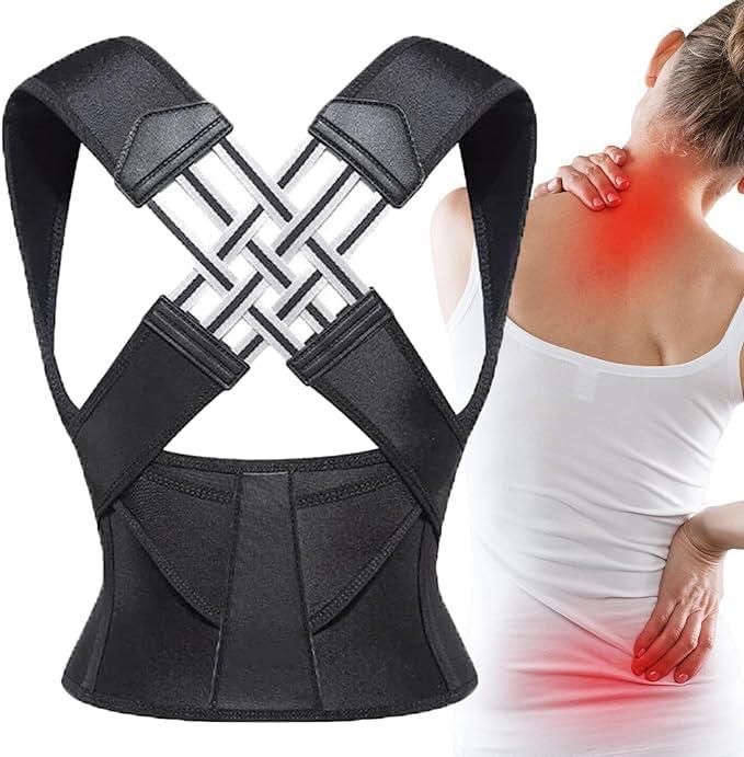 Adjustable Back Posture Corrector – Relieve Pain & Improve Posture! 🏋️‍♂️✨