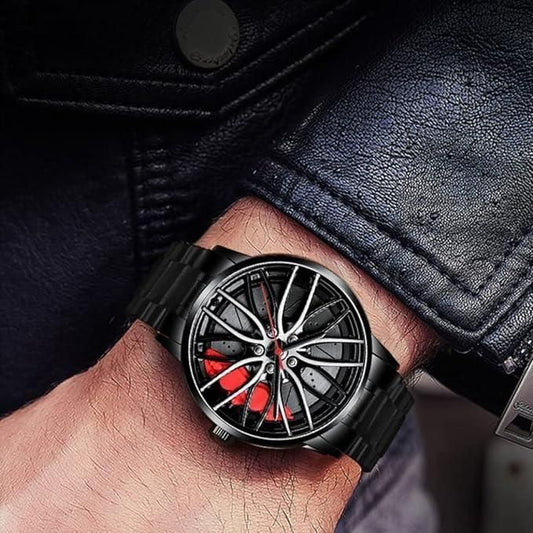 Stereoscopic Car Wheel Watch – A Unique Timepiece for Auto Enthusiasts! ⏱️🚗