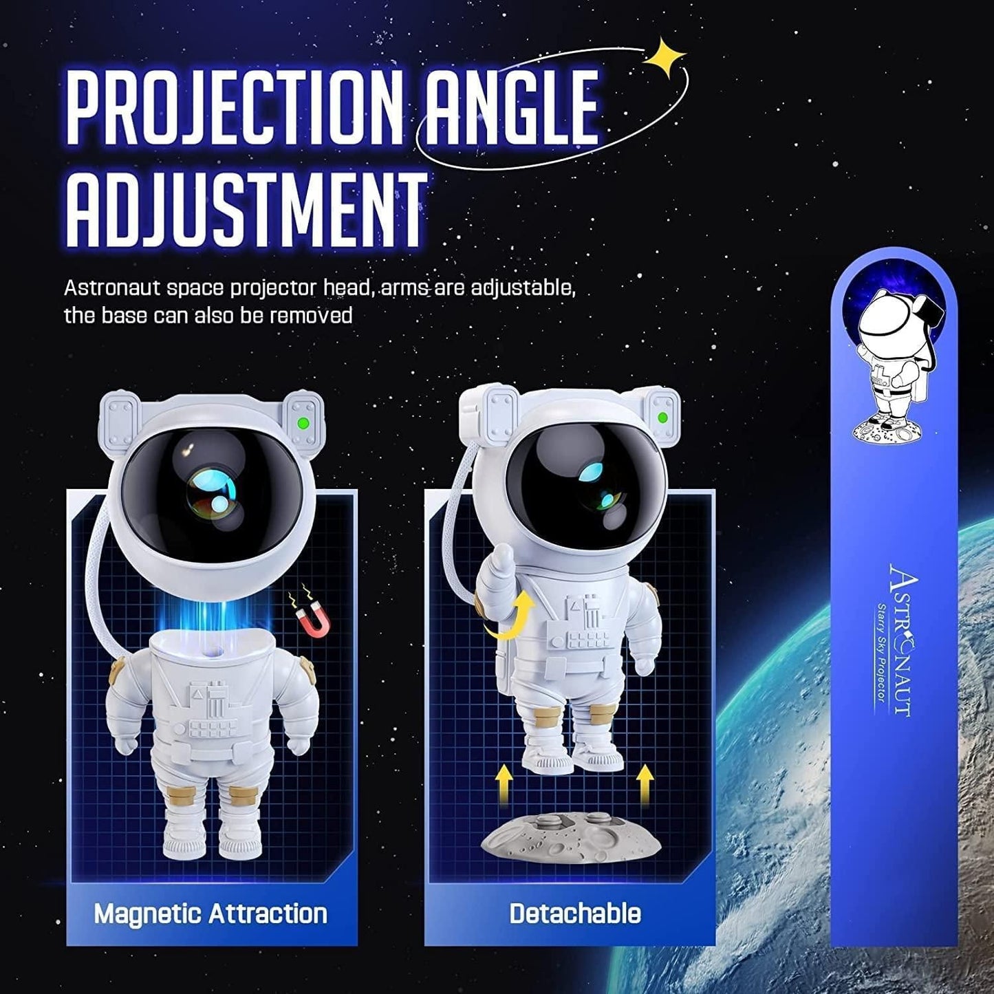 Astronaut Galaxy Projector – Explore the Universe from Your Room! 🚀✨