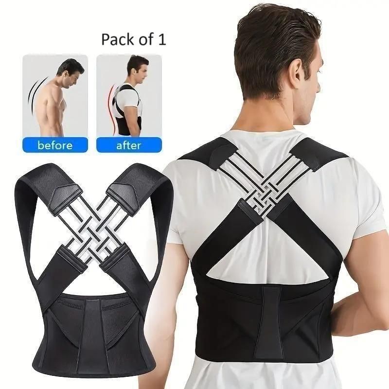 Adjustable Back Posture Corrector – Relieve Pain & Improve Posture! 🏋️‍♂️✨